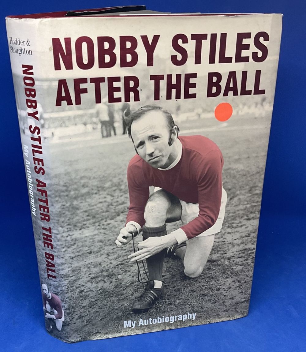 Lot 517: Football Nobby Stiles Signed in his own Autobiography...