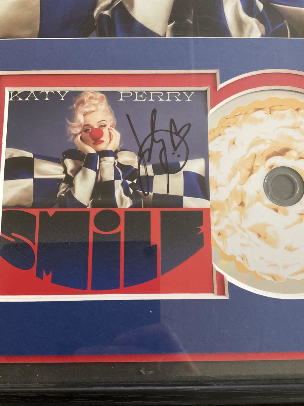 Lot 525: Katy Perry Signed Smile CD Sleeve, With CD...