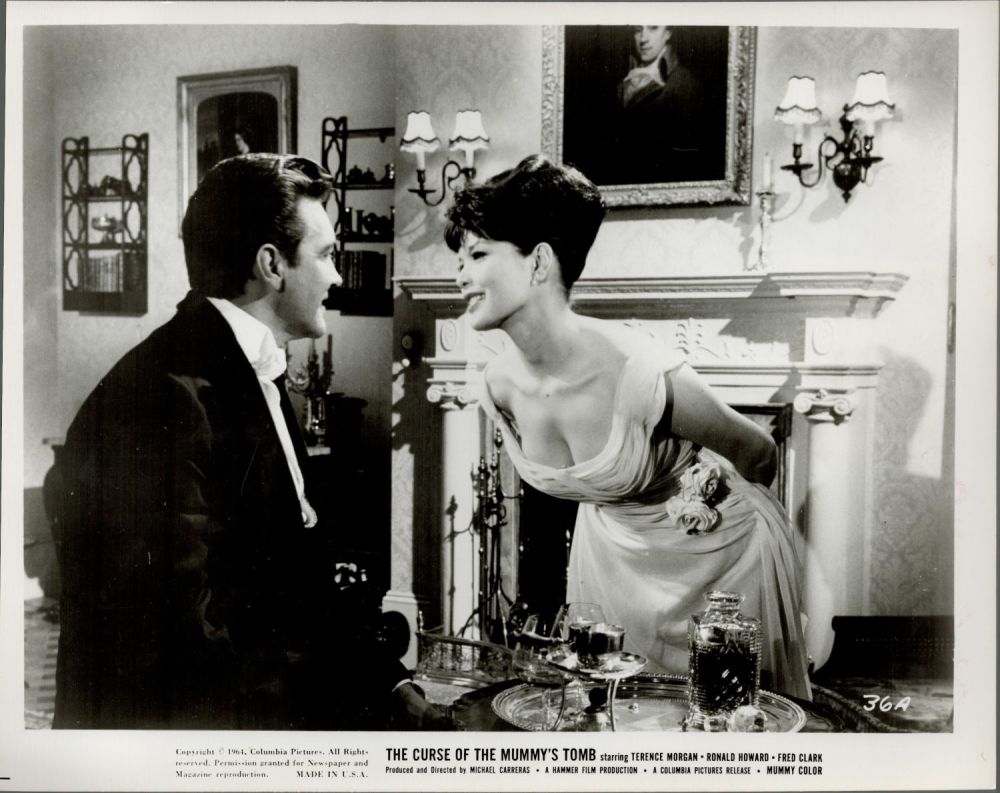 Lot 528: Original Lobbycard for The Curse of The Mummy's...