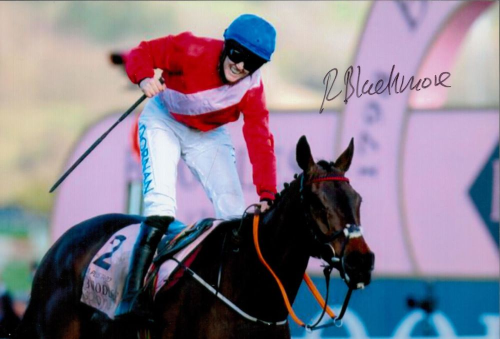 Lot 544: Irish Jockey Rachael Blackmore Signed 6x4 inch Colour...