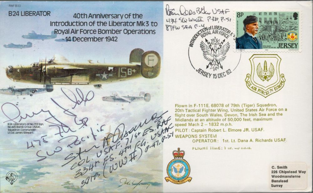 Lot 550: WW2 RAF Three Signed 40th Anniv Introduction of...