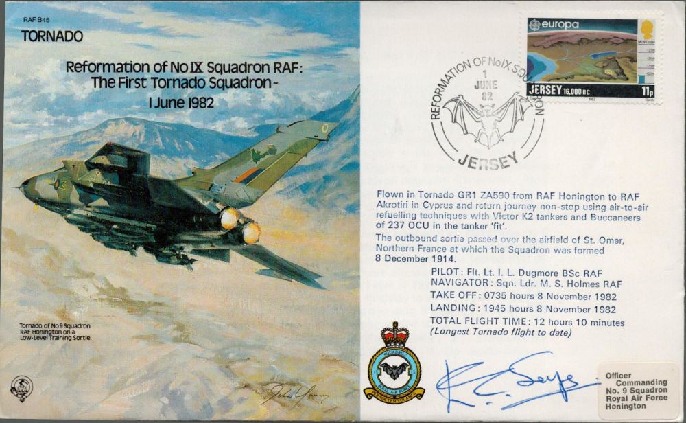Lot 565: Sqn Ldr JD Melrose and F/O ECD Selfe...