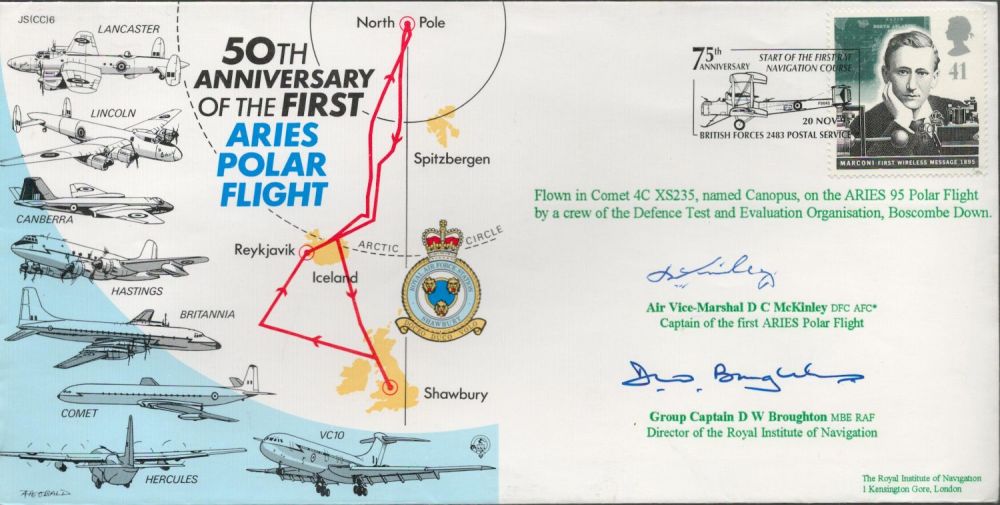 Lot 569: AVM DC McKinley and Grp Cptn DW Broughton...