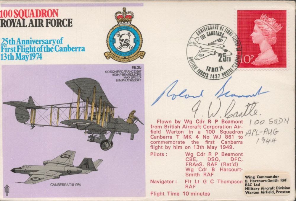 Lot 577: Wg Cdr Roland Beaumont and Bomber Ivan Castle...