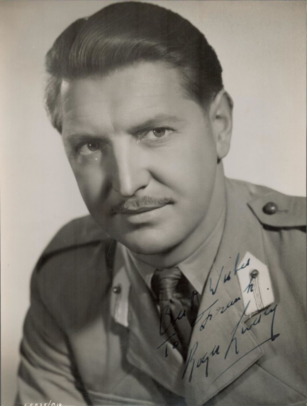 Lot 583: British Stage and Film Actor Roger Livesey Signed...