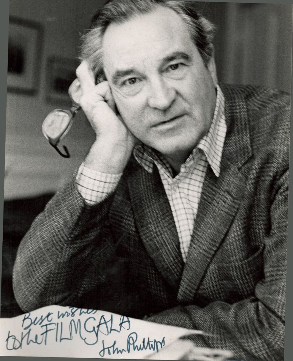Lot 592: English Actor John Phillips MC Signed 9. 5...
