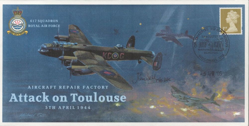 Lot 625: Pilot Officer John Bell DFC Signed Attack on...