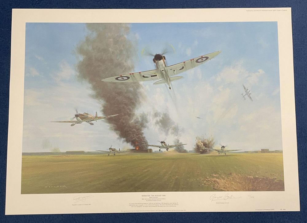 Lot 645: Sqn Ldr ED Glaser and Gerald Coulson Signed...