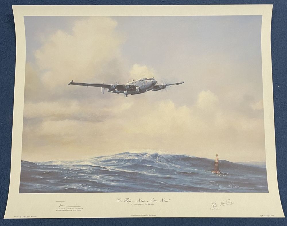 Lot 646: Air Marshal Sir John Harris and Artist Signed...