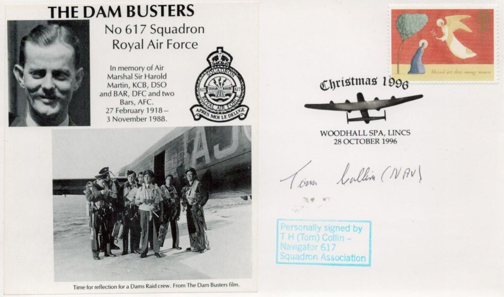Lot 671: Tom Collin Signed The Dambusters FDC. 1 of...