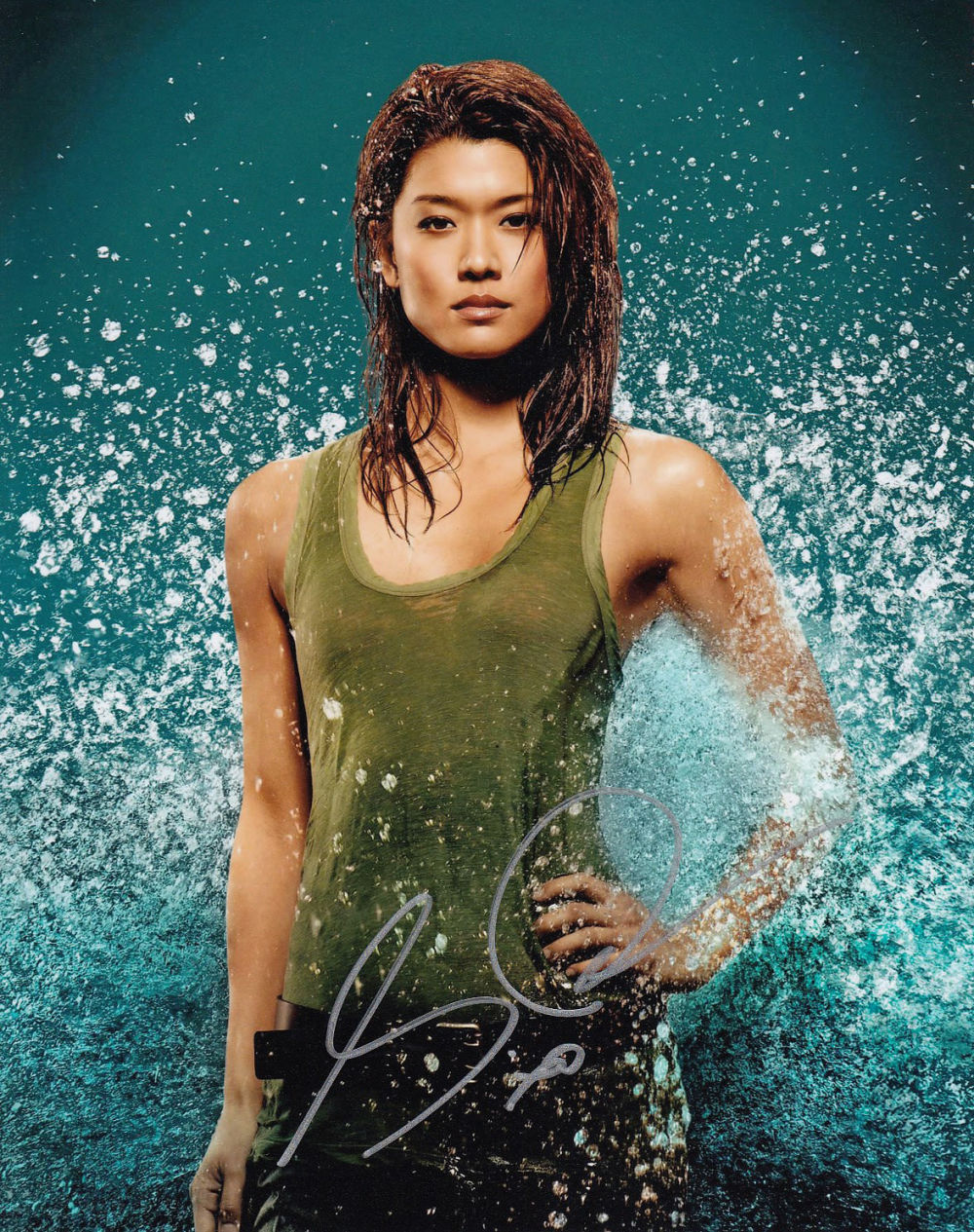 Lot 679: Blowout Sale! Super sexy Grace Park hand signed...