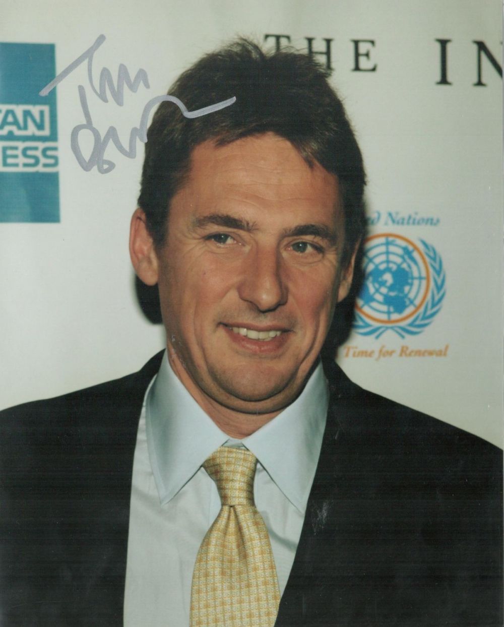 Lot 693: Tim Bevan Film Producer Singed 8x10 Photo. Good...