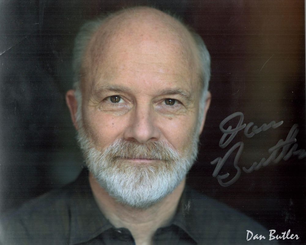 Lot 696: Dan Butler Actor Signed 8x10 Photo. Good condition....