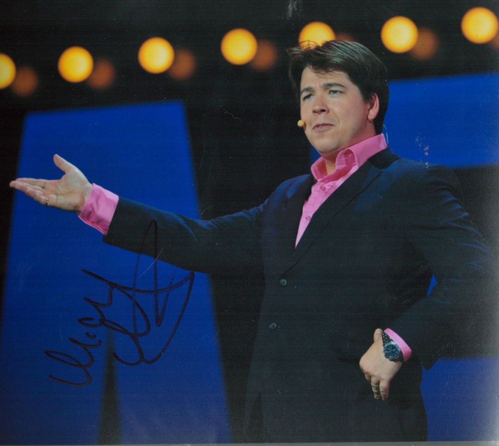 Lot 720: Michael Mcintyre Comedian Signed 8x10 Photo. Good condition....
