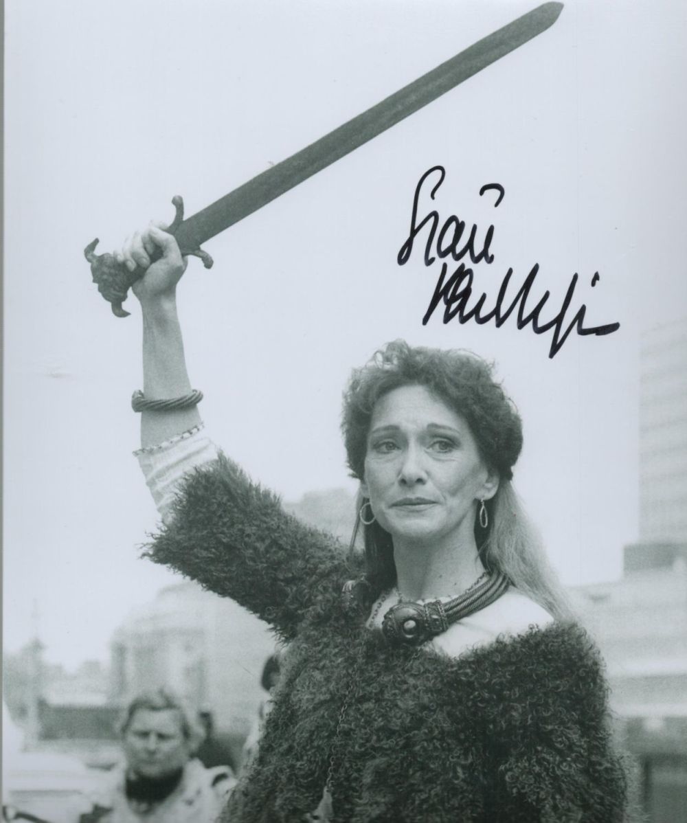 Lot 729: Sian Phillips Actress Signed 8x10 Photo. Good condition....