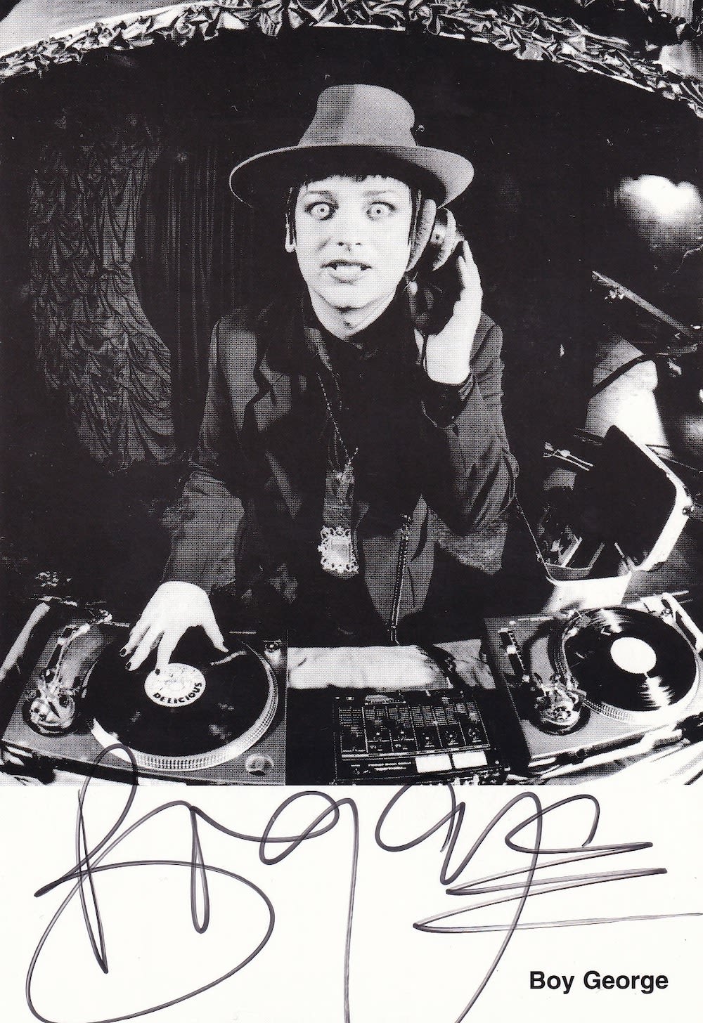 Lot 67: Boy George, Lead Vocalist Culture Club, 6x4 inch...