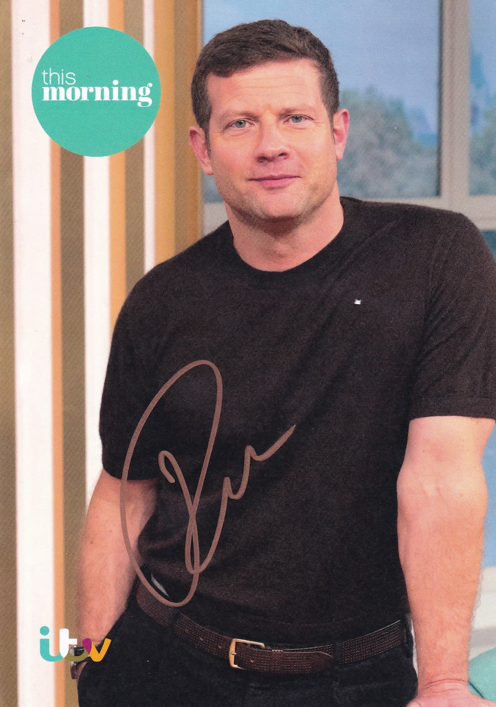 Lot 73: Dermot O'Leary, TV Presenter, 8x6 inch Signed Photo....