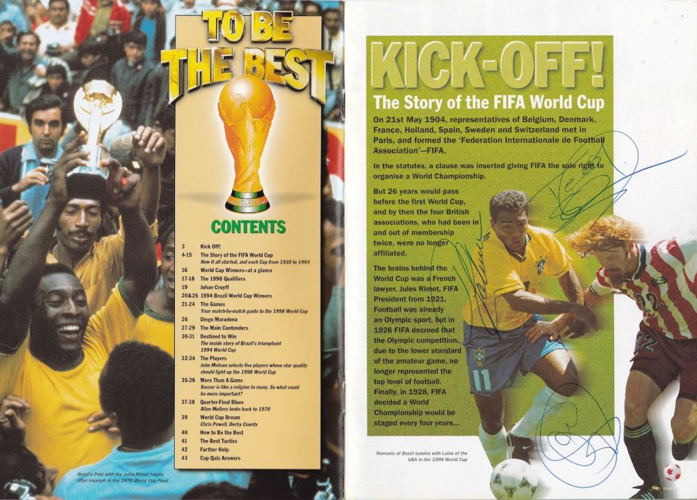 Lot 77: Ronnie Johnsen, Teddy Sheringham, Ole Gunnar Solskjaer Signed...