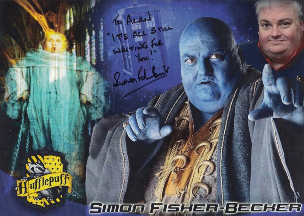 Lot 79: Simon Fisher, Becker, Harry Potter Actor, 10x8 inch...
