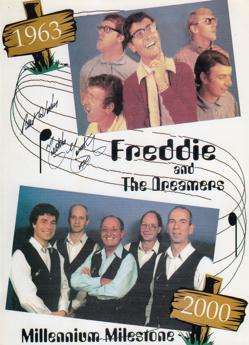 Lot 103: Freddie Garrity, Freddie and the Dreamers, 10x8 inch...