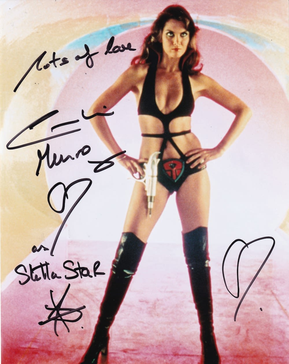 Lot 115: Caroline Munro, British Popular Film Actress, 10x8 inch...
