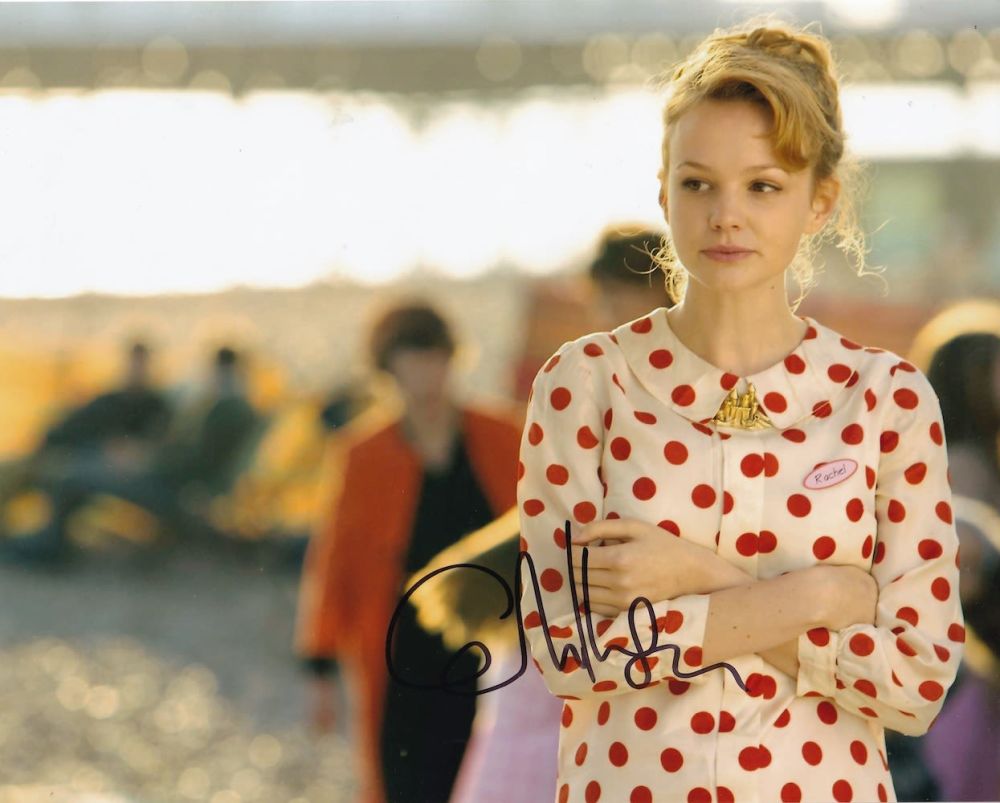 Lot 121: Carey Mulligan, Hollywood Film Actress, 10x8 inch Signed...