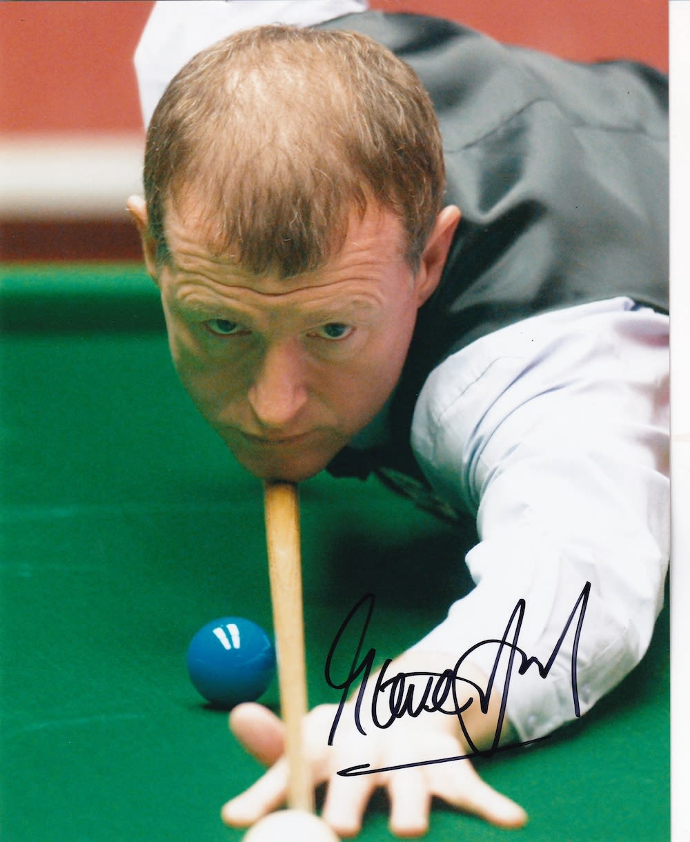 Lot 207: Steve Davis, Legendary Snooker Champion, 10x8 inch Signed...