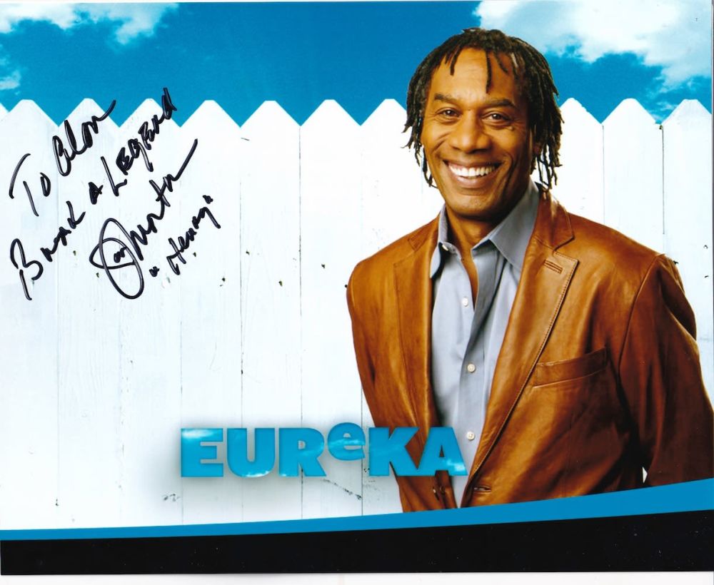 Lot 208: Joe Morton, Terminator 24 Eureka Actor, 10x8 inch...