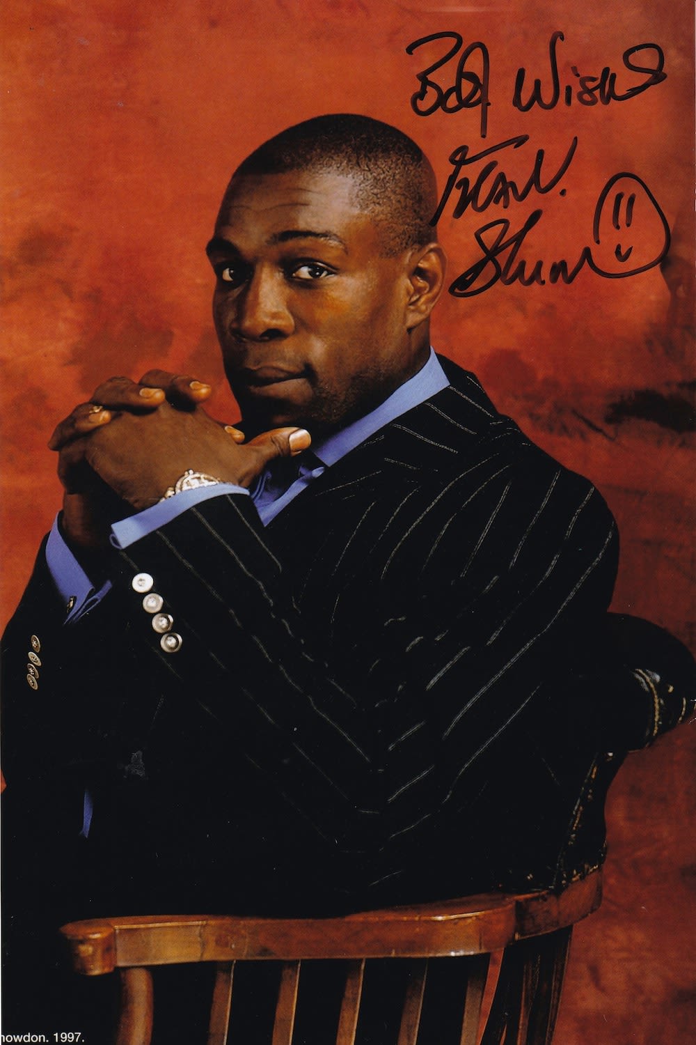 Lot 211: Frank Bruno, British World Champion Boxer, 10x8 inch...