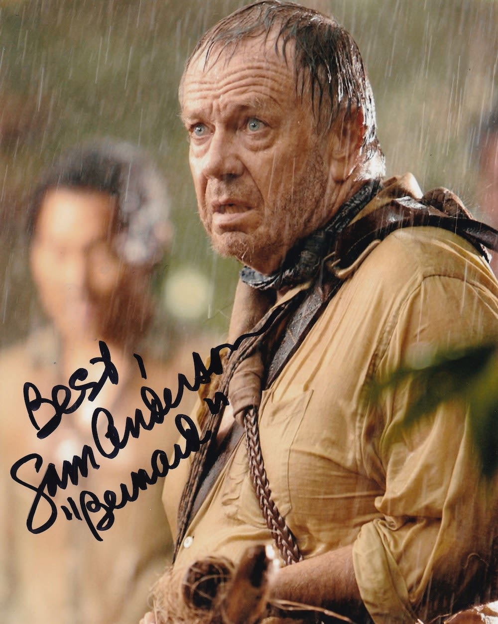 Lot 215: Sam Anderson, Lost Actor, 10x8 inch Signed Photo....