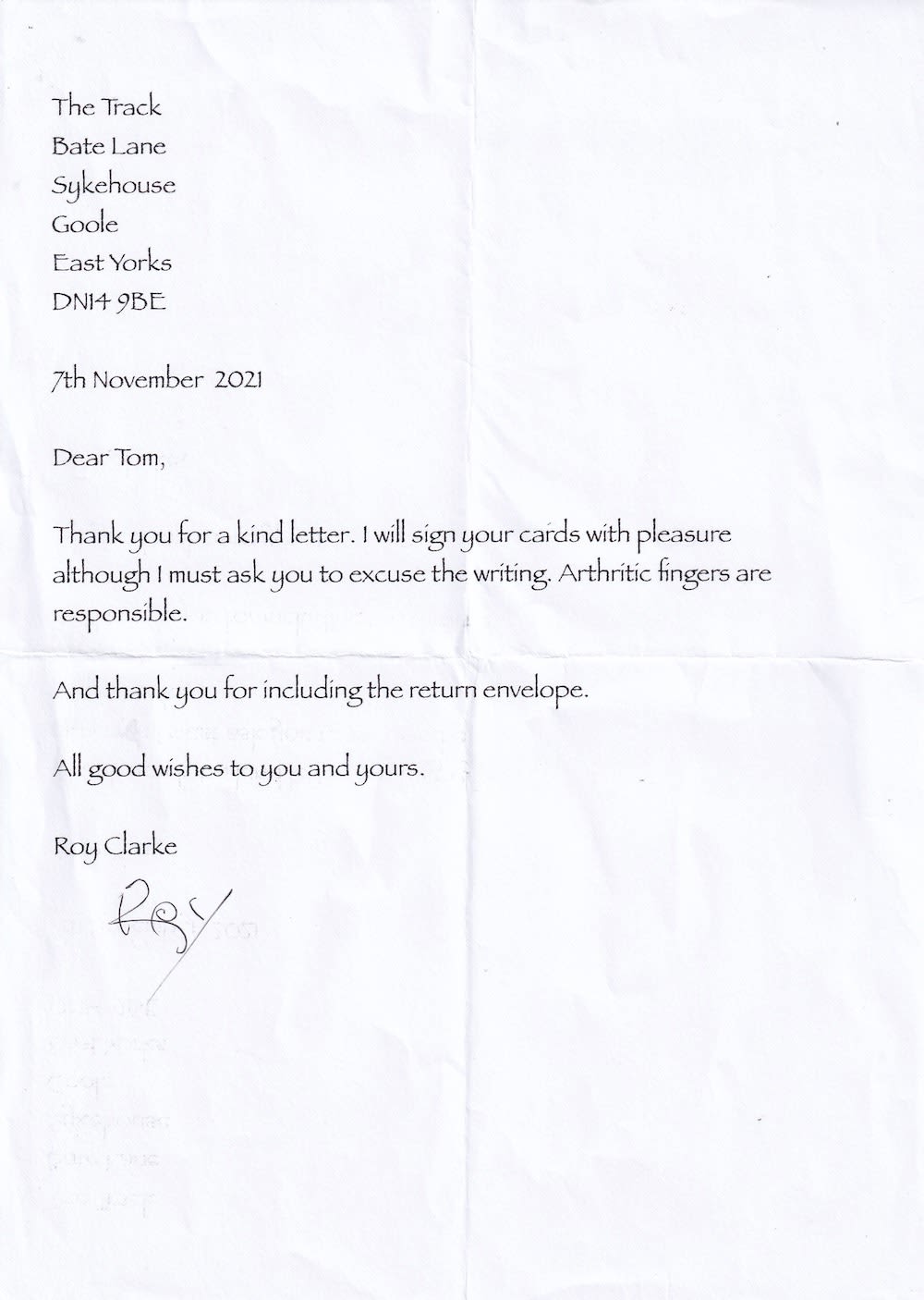 Lot 219: Roy Clarke, Comedy Script Writer Last of the...