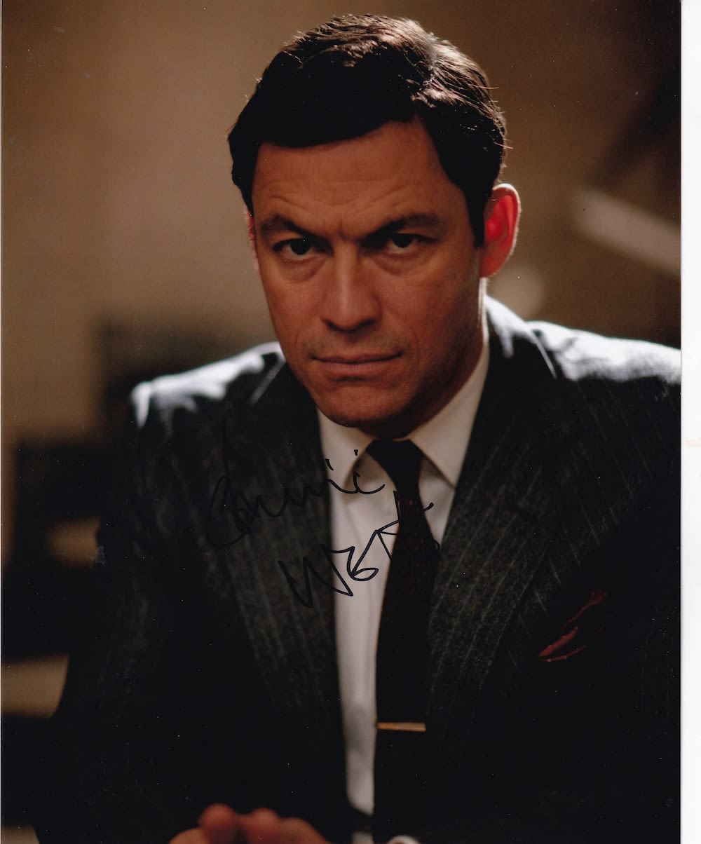 Lot 244: Dominic West, The Wire Actor, 10x8 inch Signed...