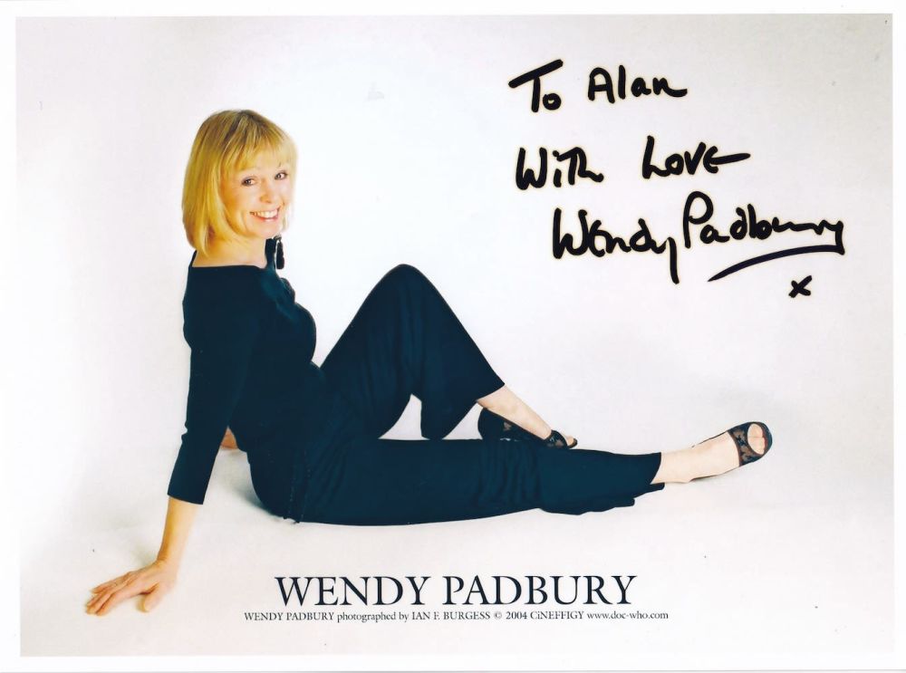Lot 251: Wendy Padbury, Dr Who Actress, 10x8 inch Signed...