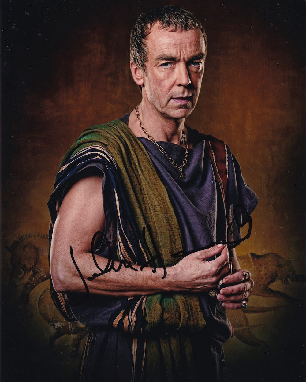 Lot 262: John Hannah, Great Actor Spartacus, 10x8 inch Signed...