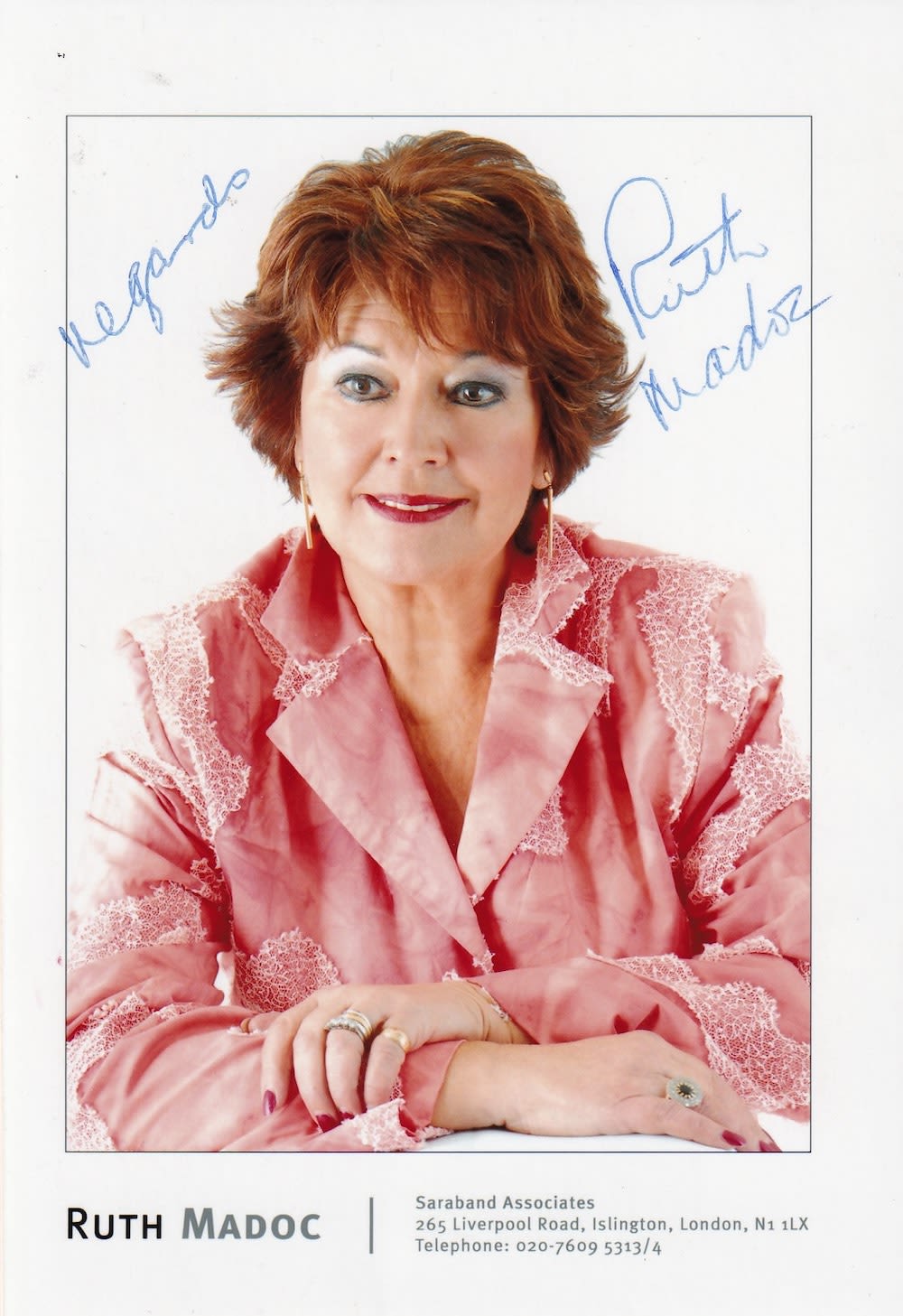 Lot 277: Ruth Madoc, Hi, De, Hi Comedy Actress, 6x4...