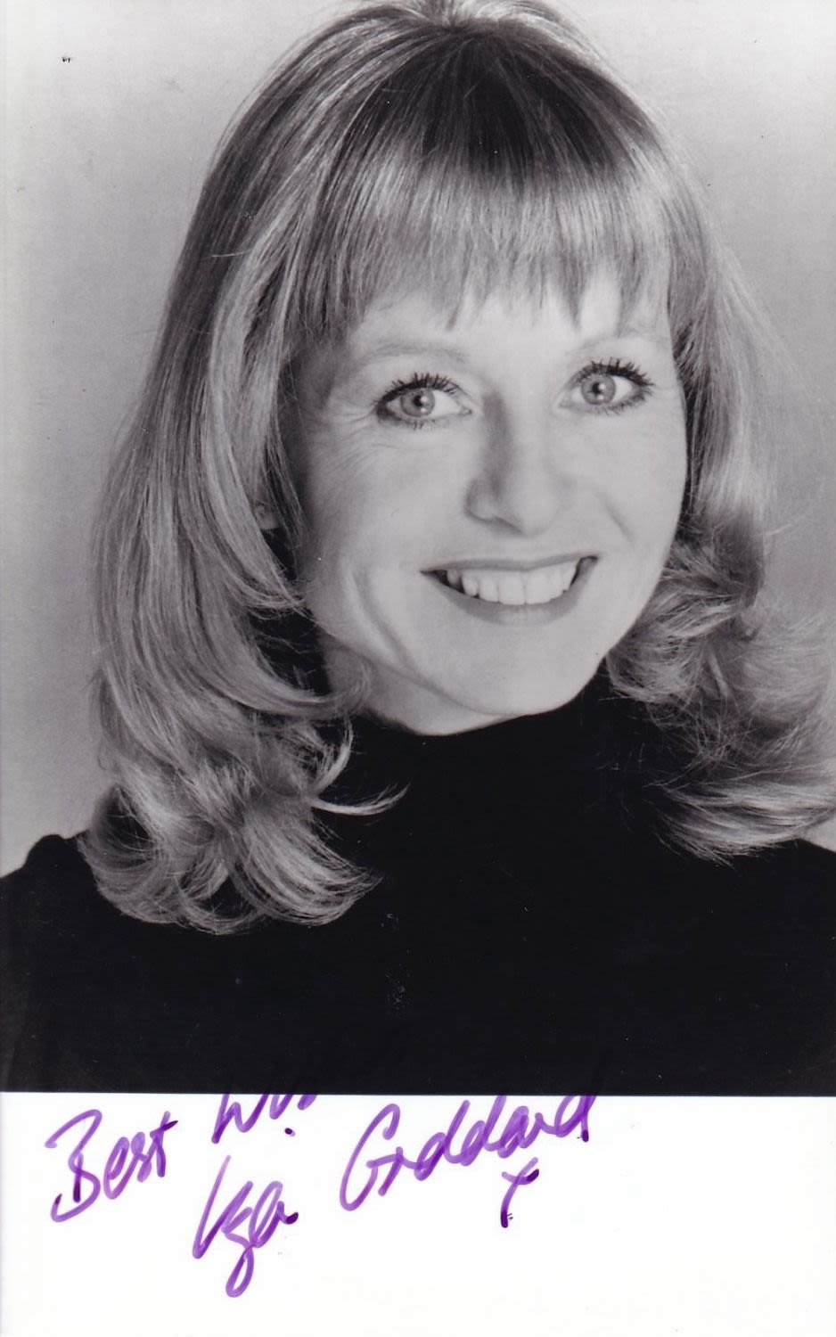 Lot 285: Liza Goddard, Dr Who Skippy Actress, 6x4 inch...
