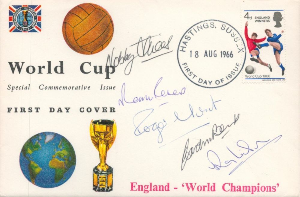 Lot 93: Superb World Cup Special Commemorative First Day Cover...