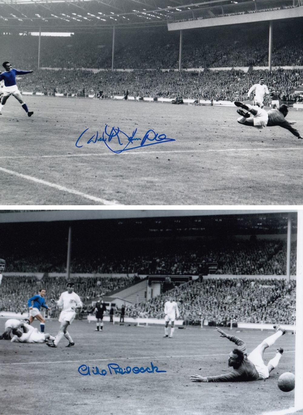Lot 98: Autographed Everton 1966 12 X 8 Photo -...