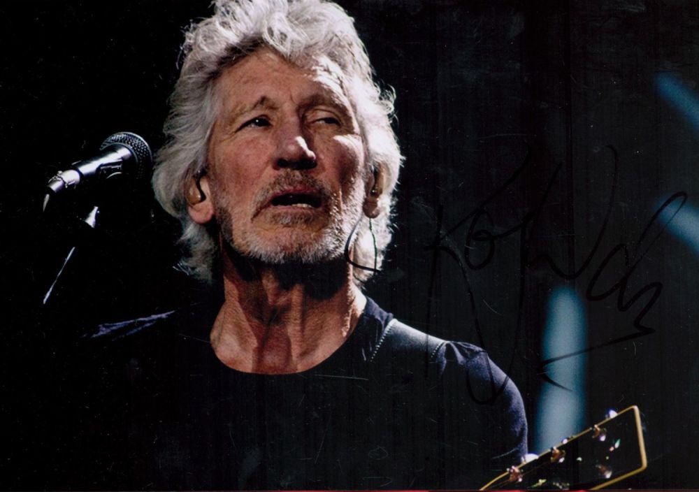 Lot 113: Roger Waters signed 12x8 colour photo. George Roger...
