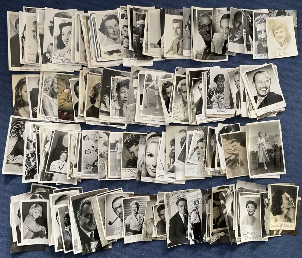 Lot 133: Sport and Entertainment Collection 1950s-70s 150 plus signed...