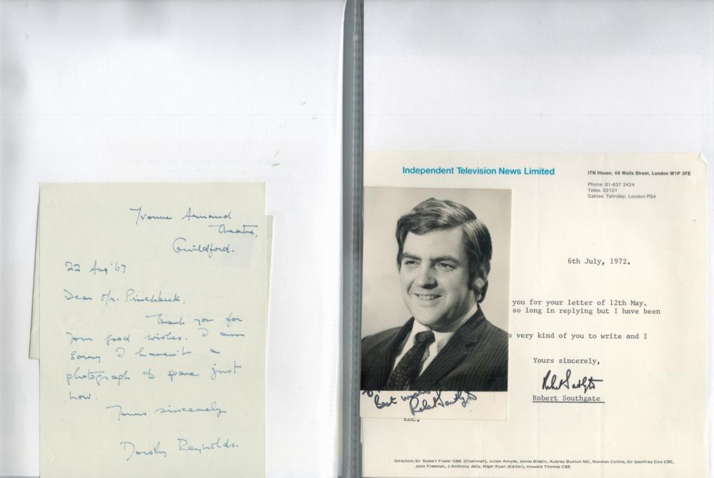 Lot 162: TV/ Film collection includes some great photos, letters,...