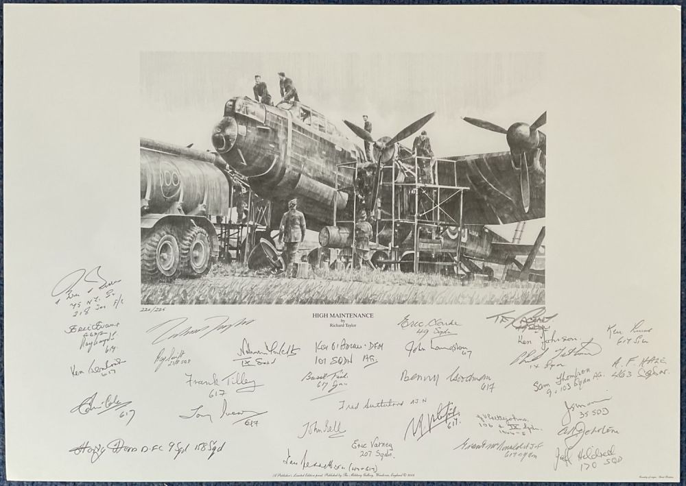 Lot 186: Superb WW2 Black and White Print by the...