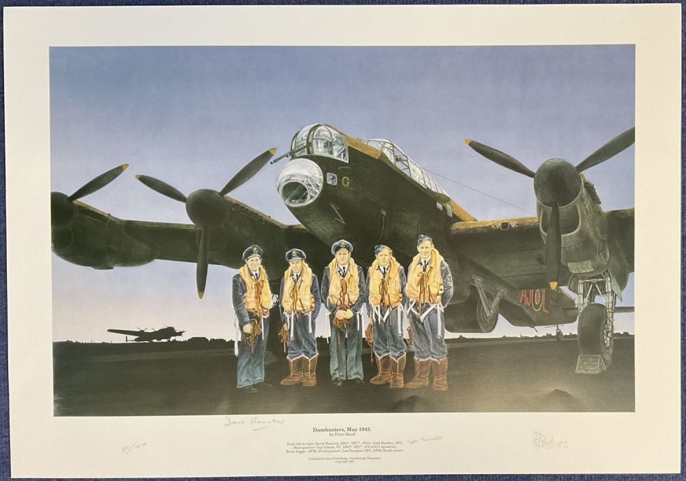 Lot 187: WW2 David Shannon and Len Sumpter Signed Peter...