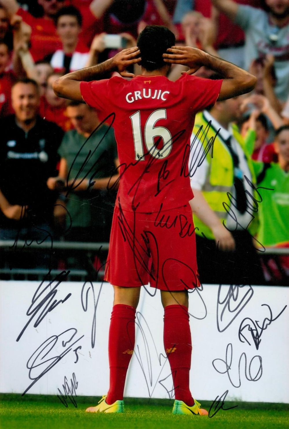Lot 167: Liverpool FC 12x8 inch Colour Photo Signed by...