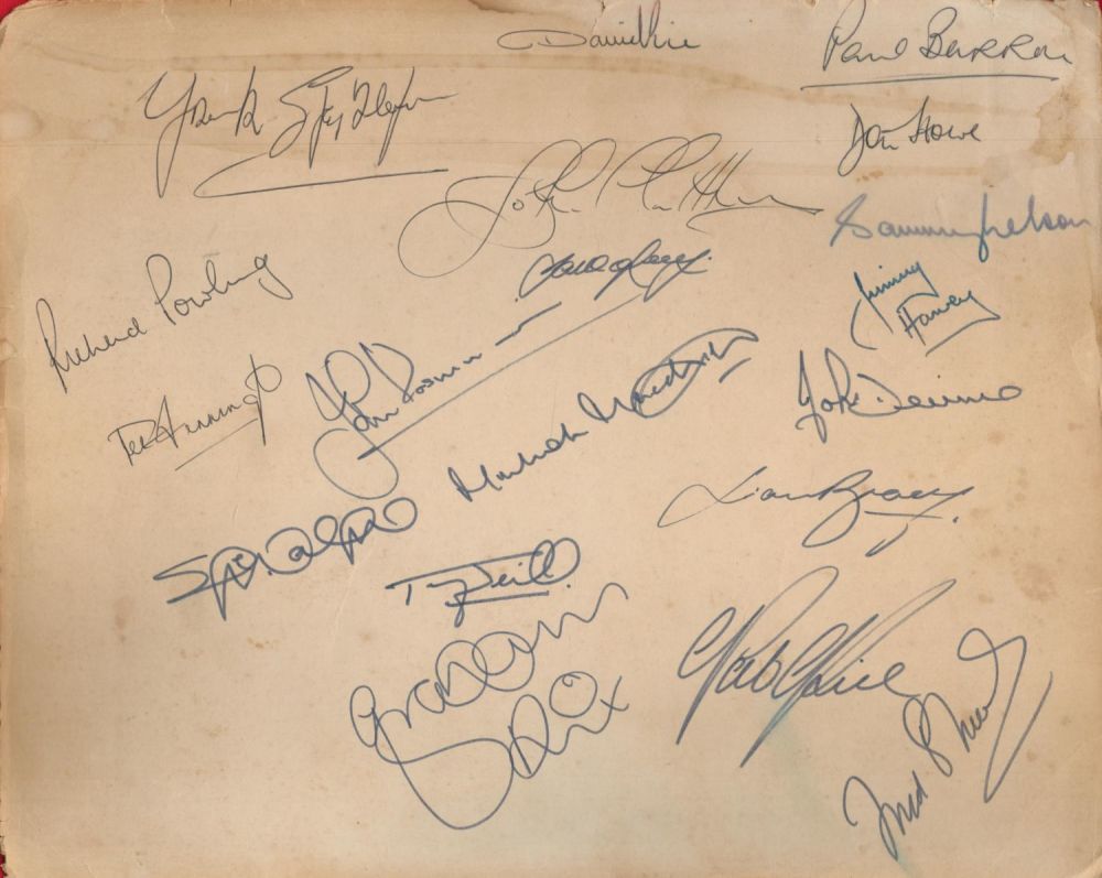 Lot 169: 19 Arsenal 1970's Legends Signed 12 x 9...