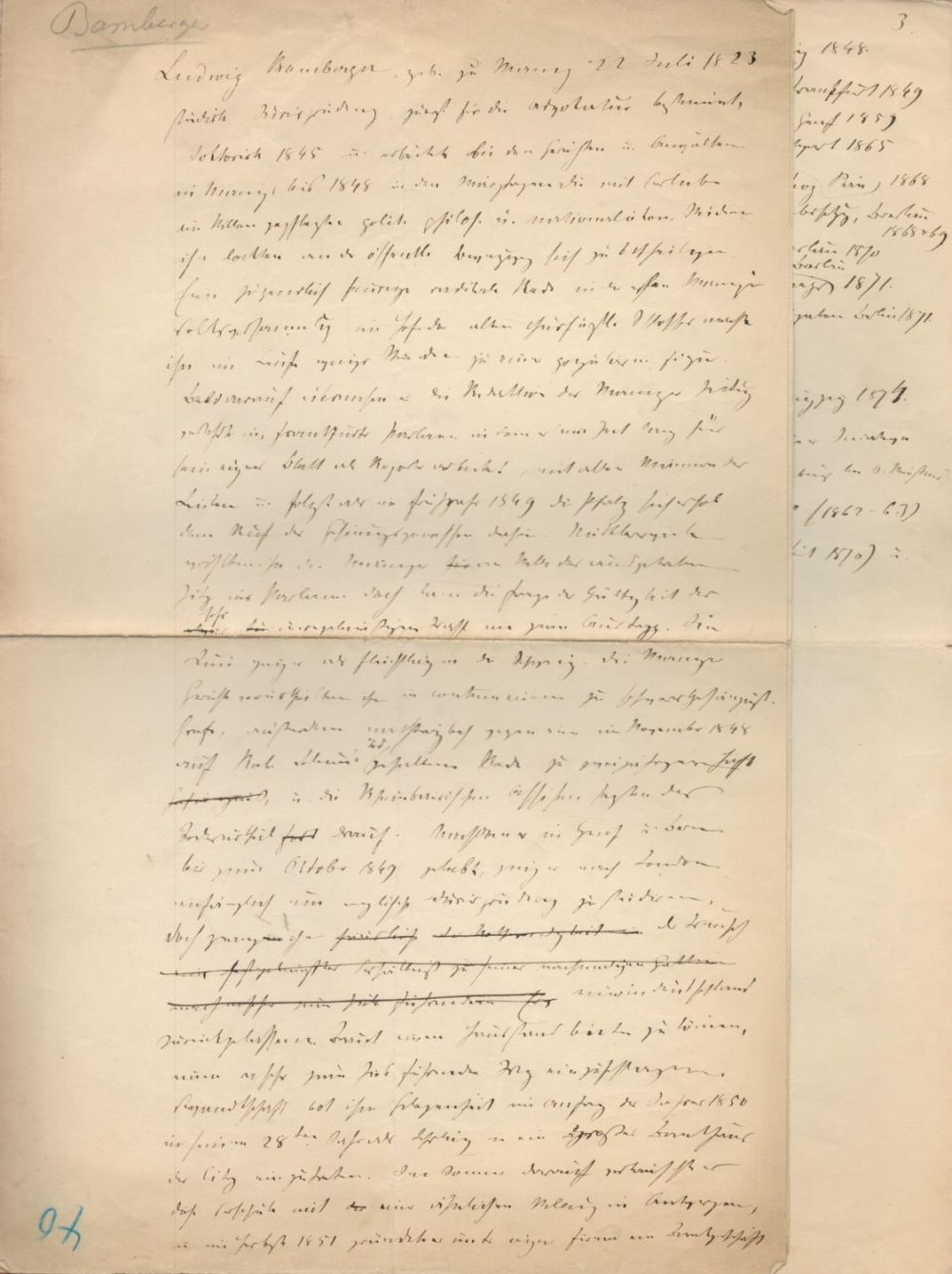 Lot 201: Vintage German Language Letter Giving Reference to German...