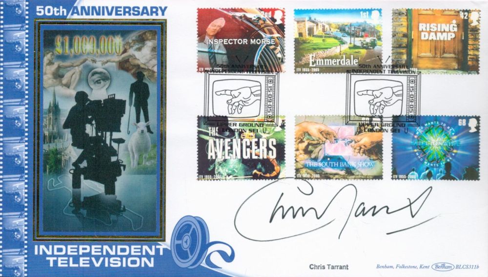 Lot 210: Chris Tarrant Signed 50th Anniversary Independent Television Benhams...