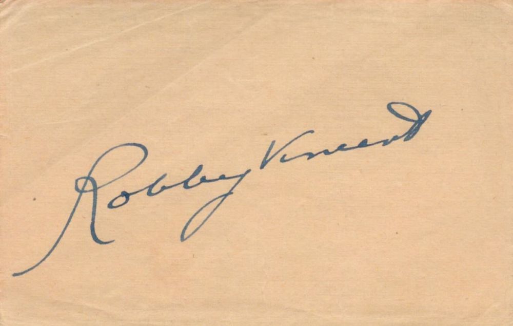 Lot 221: English radio broadcaster and DJ Robby Vincent Signed...