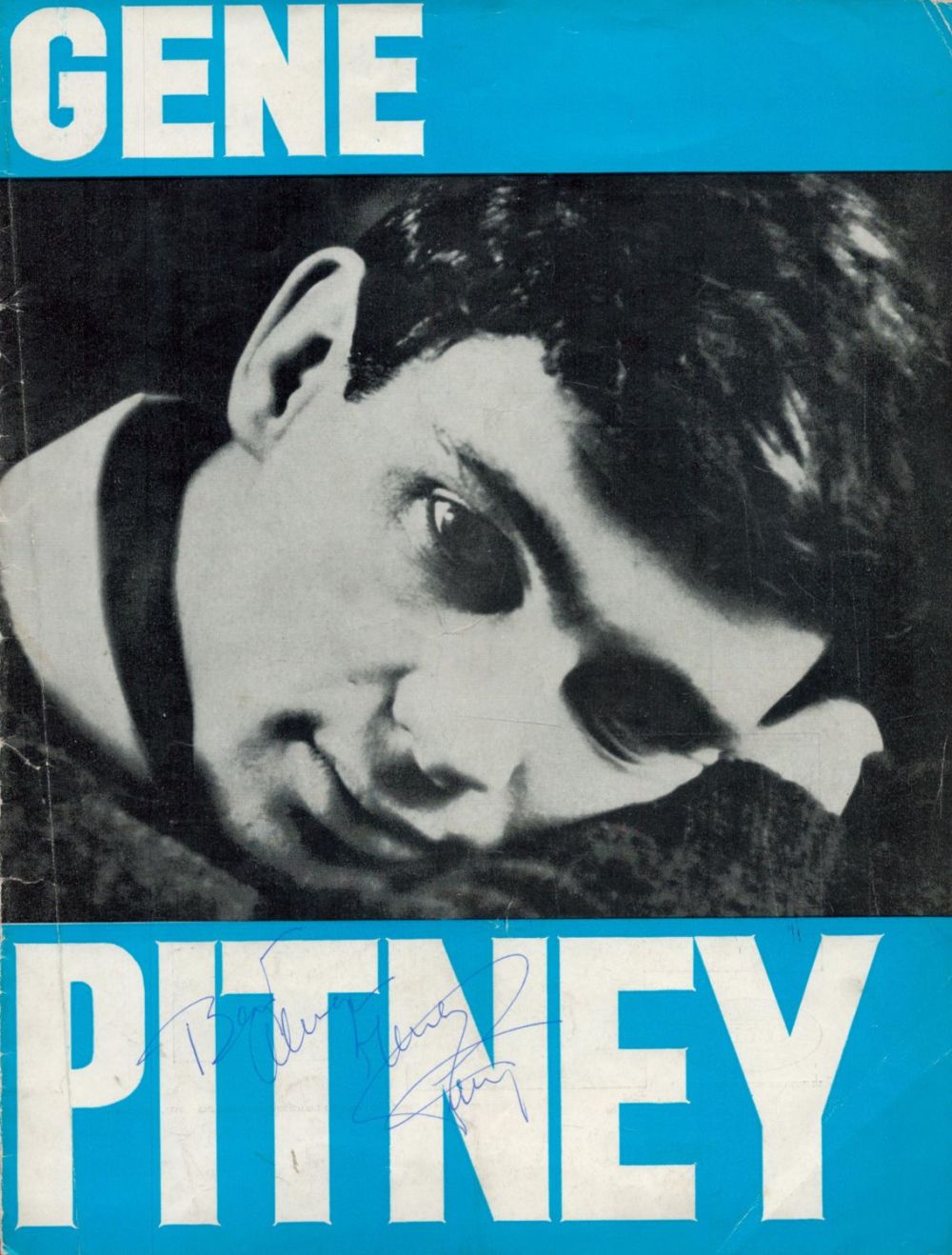 Lot 230: American Singer Gene Pitney Signed Gene Pitney Magazine...
