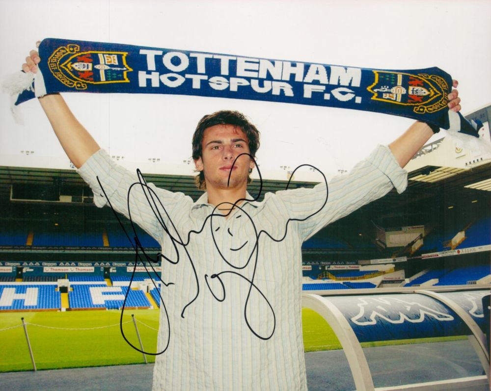 Lot 246: Former Spurs Striker Helder Postiga Signed 10x8 inch...